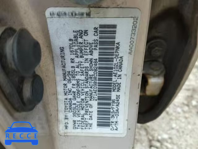 1994 TOYOTA COROLLA LE 2T1AE09B9RC082484 image 9