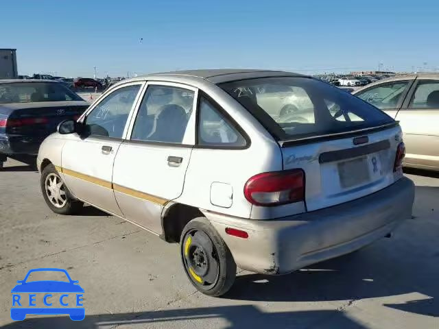 1997 FORD ASPIRE KNJLT06H5V6218244 image 2