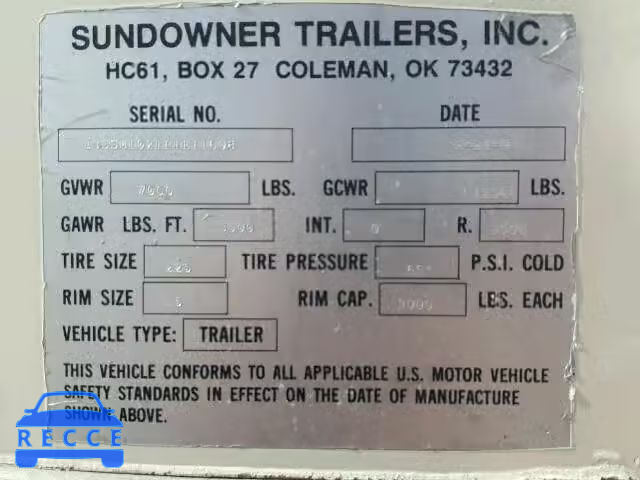 1994 UTIL TRAILER 13SSM1021R1E11608 image 9