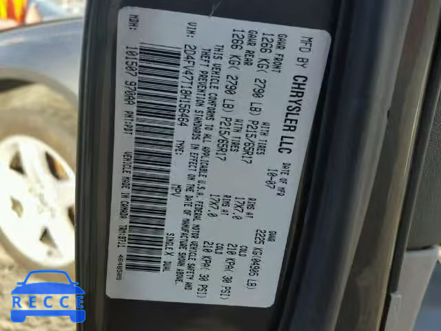 2008 DODGE MAGNUM 2D4FV47T18H156464 Bild 9