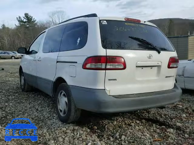 2001 TOYOTA SIENNA LE/ 4T3ZF13C61U342454 image 2