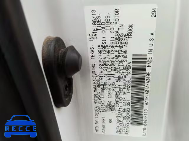 2013 TOYOTA TACOMA 5TFNX4CN0DX031391 image 9