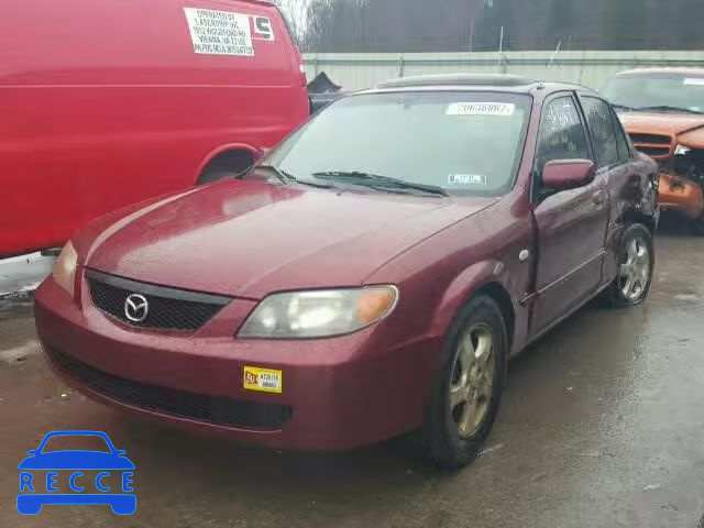 2002 MAZDA PROTEGE DX JM1BJ225821614883 зображення 1