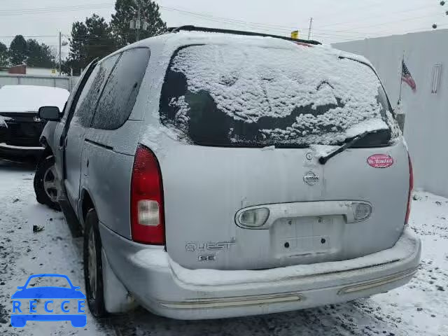 2002 NISSAN QUEST SE 4N2ZN16T62D809057 зображення 2