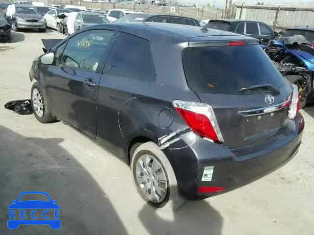 2012 TOYOTA YARIS JTDJTUD37CD509412 зображення 2