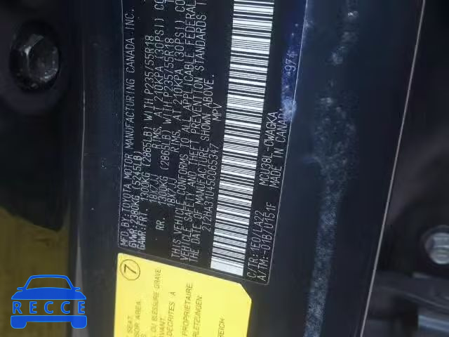 2005 LEXUS RX 330 2T2HA31U45C065347 image 9