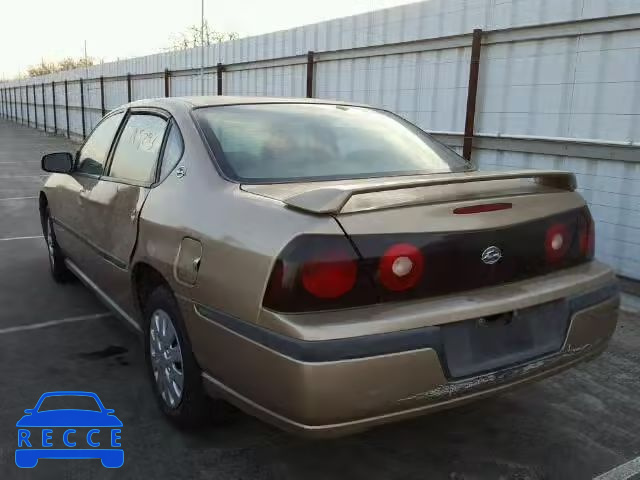 2005 CHEVROLET IMPALA 2G1WF52EX59191379 зображення 2