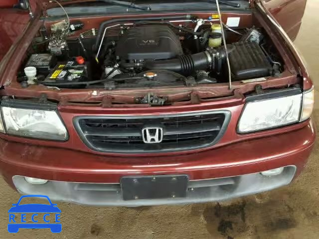 2002 HONDA PASSPORT E 4S6DM58W224400491 зображення 6