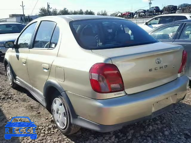 2000 TOYOTA ECHO JTDBT1230Y0039874 image 2