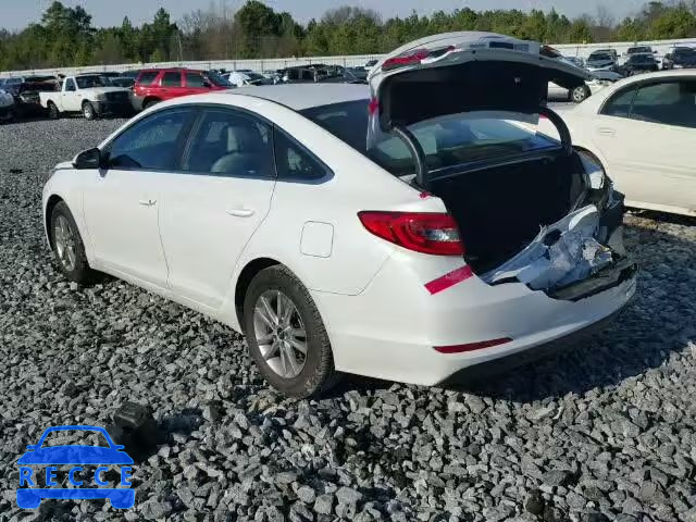 2017 HYUNDAI SONATA SE 5NPE24AF9HH485859 image 2