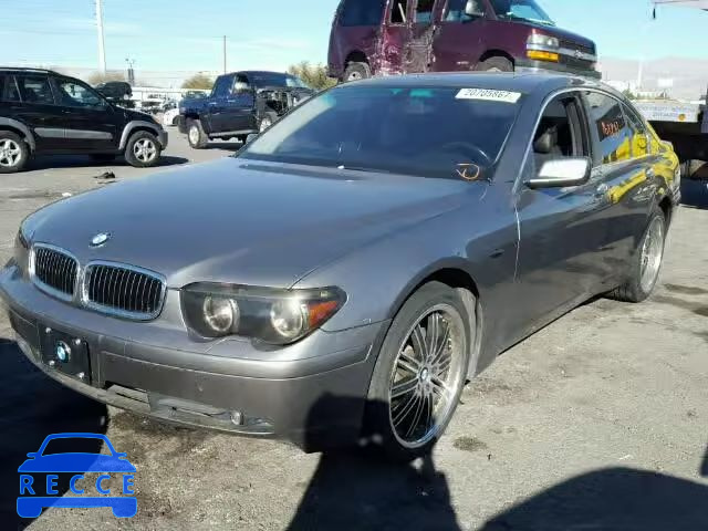 2002 BMW 745I WBAGL63422DP57076 image 1