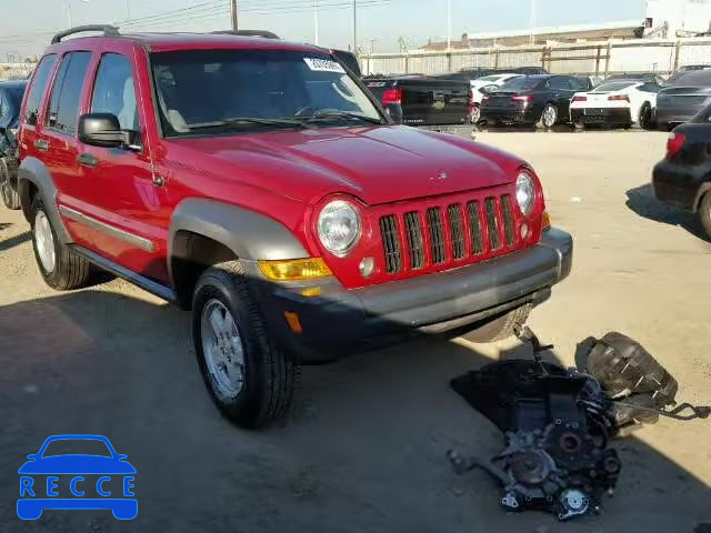 2006 JEEP LIBERTY SP 1J4GL48K86W252565 image 0