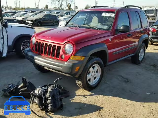 2006 JEEP LIBERTY SP 1J4GL48K86W252565 image 1