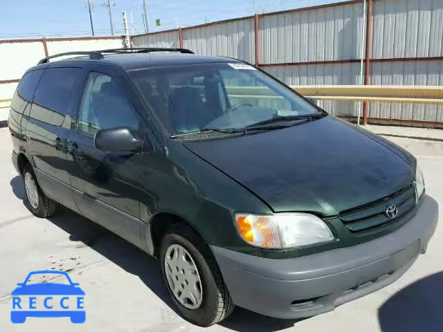 2001 TOYOTA SIENNA LE/ 4T3ZF13C21U378903 зображення 0