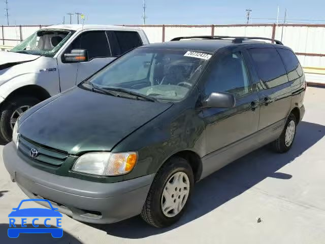 2001 TOYOTA SIENNA LE/ 4T3ZF13C21U378903 зображення 1