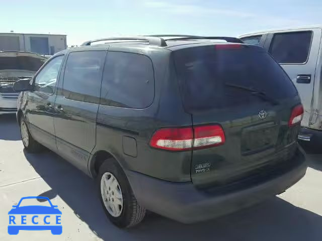 2001 TOYOTA SIENNA LE/ 4T3ZF13C21U378903 image 2