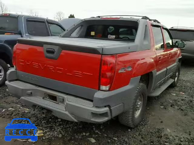 2002 CHEVROLET AVALANCHE 3GNGK23G92G203410 image 3