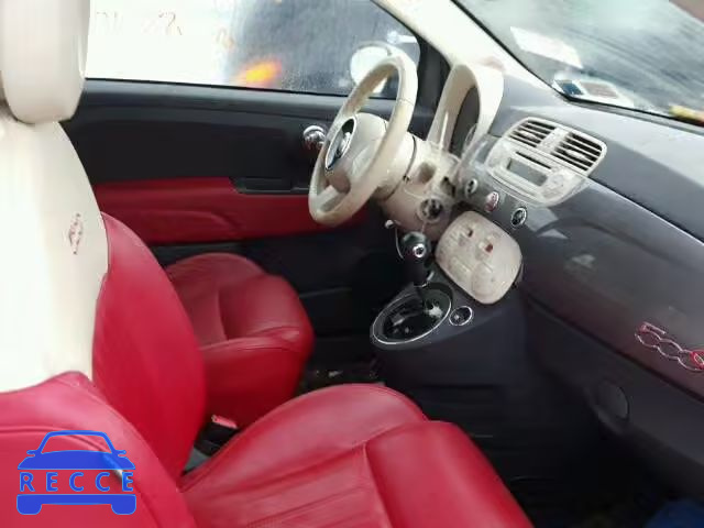 2012 FIAT 500 LOUNGE 3C3CFFER5CT382740 зображення 4