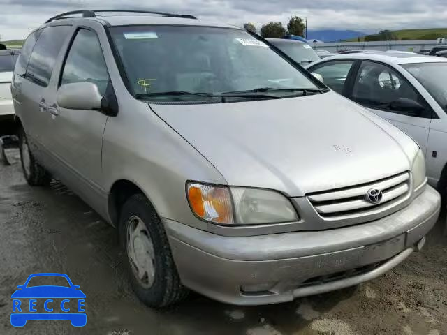 2001 TOYOTA SIENNA LE/ 4T3ZF13C51U410338 зображення 0