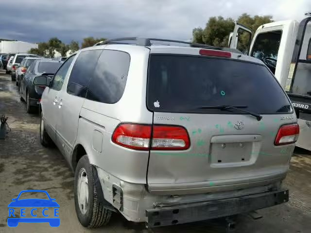 2001 TOYOTA SIENNA LE/ 4T3ZF13C51U410338 image 2