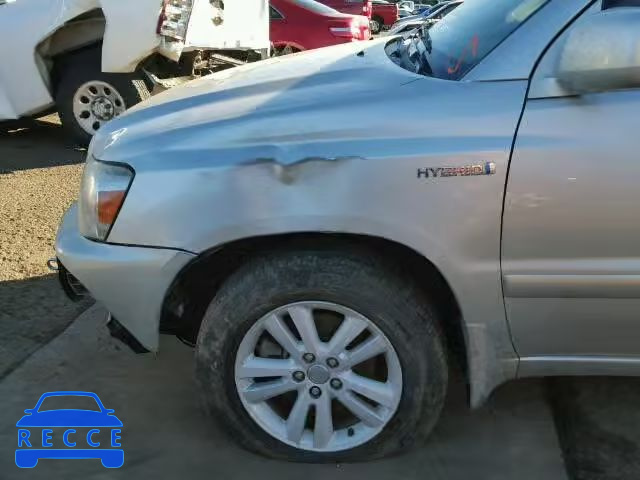 2007 TOYOTA HIGHLANDER JTEDW21A170020346 зображення 8