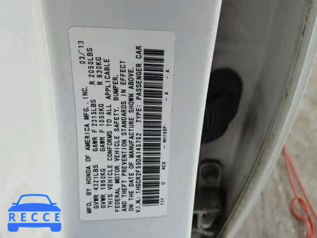 2013 HONDA ACCORD SPO 1HGCR2F59DA145752 image 9