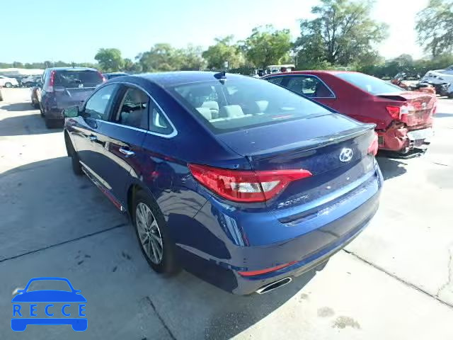 2016 HYUNDAI SONATA SPO 5NPE34AF8GH392780 image 2
