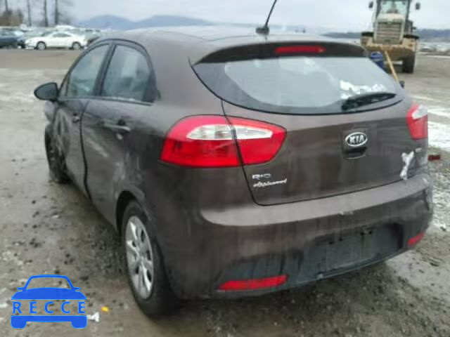 2012 KIA RIO LX KNADM5A34C6735235 image 2