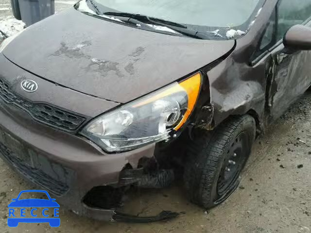 2012 KIA RIO LX KNADM5A34C6735235 image 8