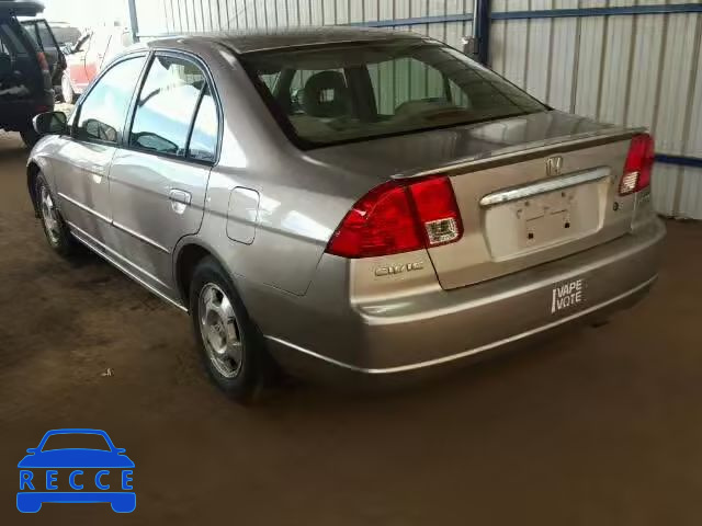 2003 HONDA CIVIC HYBR JHMES96693S018732 зображення 2