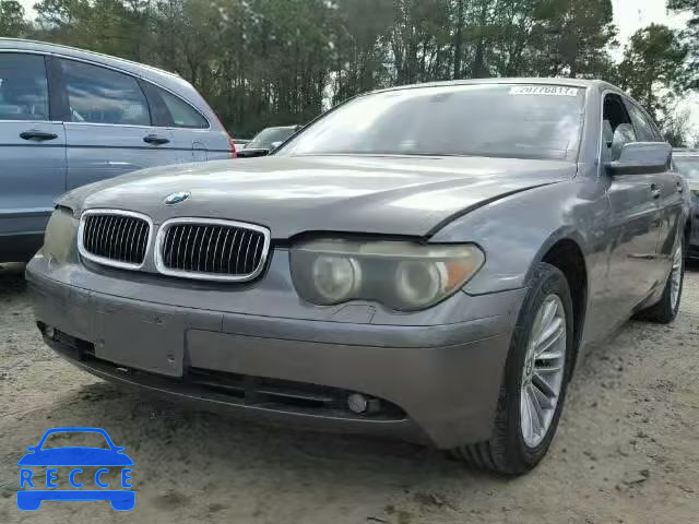 2004 BMW 745I WBAGL63454DP71640 image 1