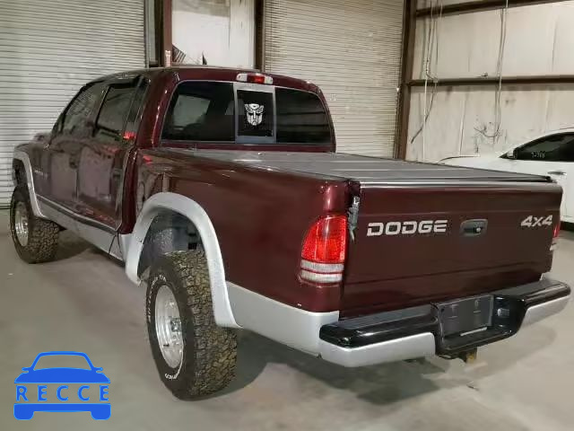 2002 DODGE DAKOTA QUA 1B7HG48N52S680961 image 2