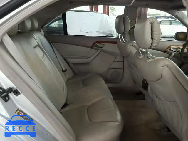 2000 MERCEDES-BENZ S430 WDBNG70J4YA127437 зображення 5