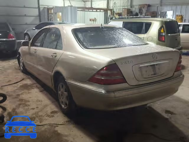 2001 MERCEDES-BENZ S430 WDBNG70J01A167360 зображення 2