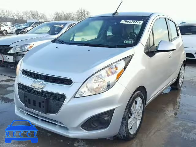 2014 CHEVROLET SPARK 1LT KL8CD6S90EC538762 image 1