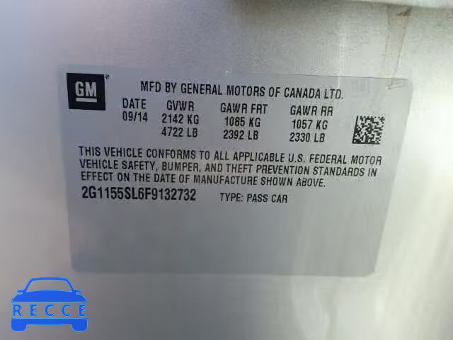 2015 CHEVROLET IMPALA LTZ 2G1155SL6F9132732 image 9