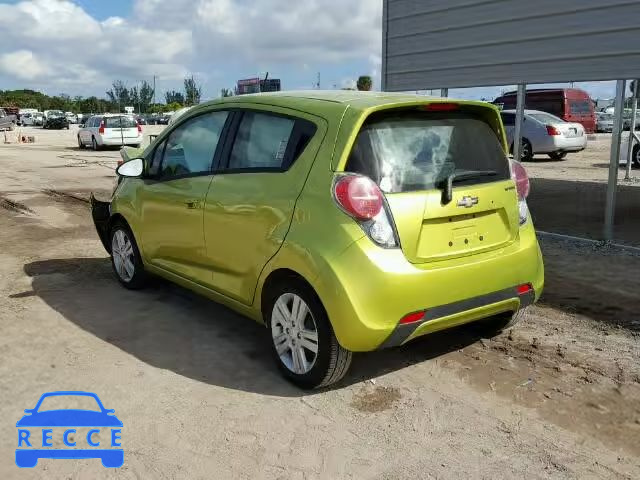 2013 CHEVROLET SPARK 1LT KL8CD6S93DC573990 image 2