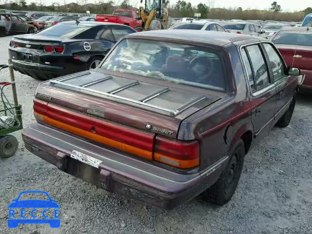 1993 DODGE SPIRIT 3B3XA46K8PT620296 image 3