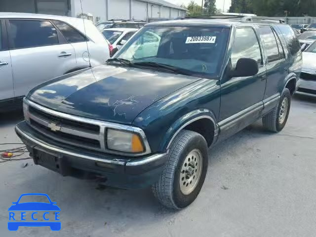 1996 CHEVROLET BLAZER 1GNDT13W9TK148176 Bild 1