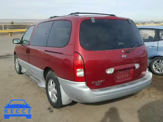 2001 NISSAN QUEST SE 4N2ZN16T21D829708 image 2