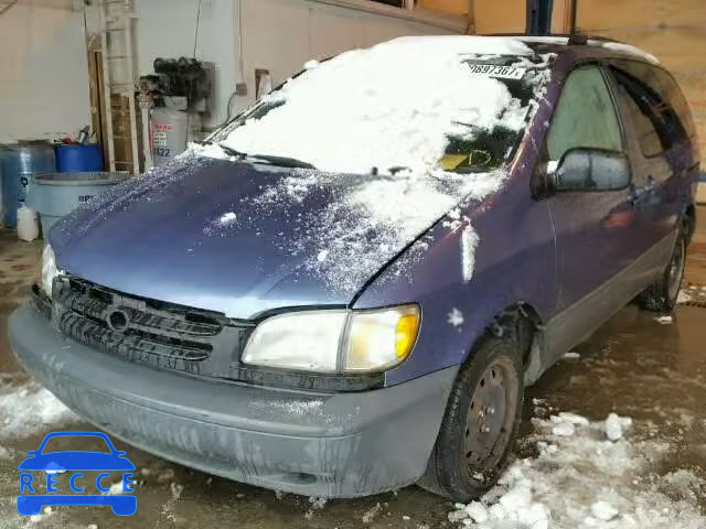 1998 TOYOTA SIENNA LE/ 4T3ZF13C7WU089040 зображення 1