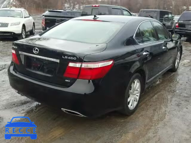 2009 LEXUS LS460 AWD JTHCL46F995004263 image 3