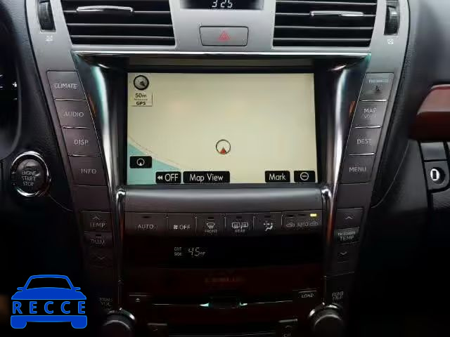 2009 LEXUS LS460 AWD JTHCL46F995004263 зображення 8