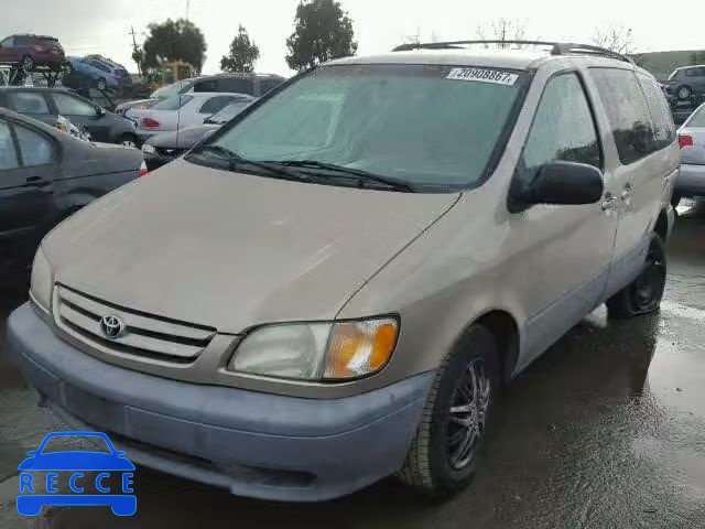 2001 TOYOTA SIENNA LE/ 4T3ZF13C41U354957 зображення 1