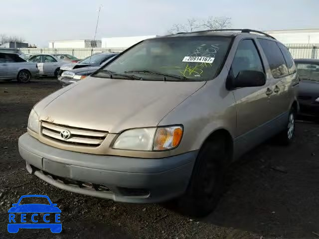 2002 TOYOTA SIENNA CE 4T3ZF19CX2U460600 image 1