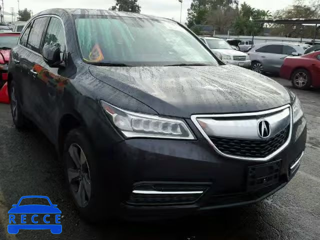 2014 ACURA MDX 5FRYD3H24EB004266 image 0