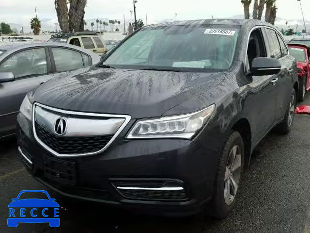 2014 ACURA MDX 5FRYD3H24EB004266 зображення 1