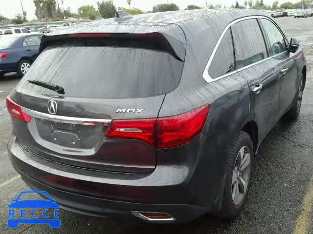 2014 ACURA MDX 5FRYD3H24EB004266 зображення 3