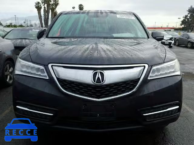 2014 ACURA MDX 5FRYD3H24EB004266 зображення 8