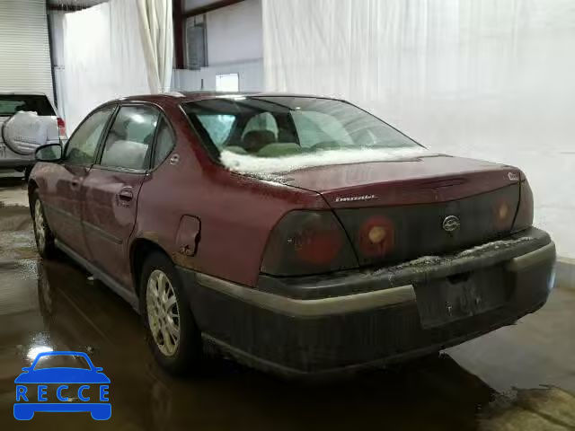 2005 CHEVROLET IMPALA 2G1WF52E859298222 image 2